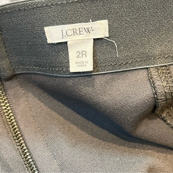 J Crew Pixie Pant in Black with Back Zipper Size 2R - Picture 8 of 9